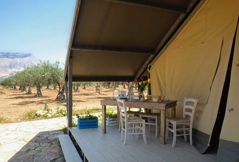 Glamping: In tenda come in una suite - Duca di Castelmonte Agriturismo Trapani